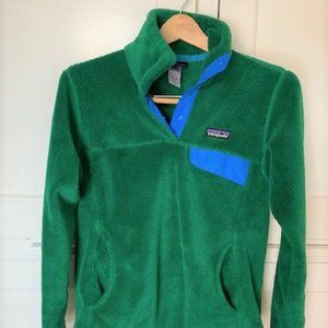Patgonia  Fleece Pullover Re-Tool Snap-T Green